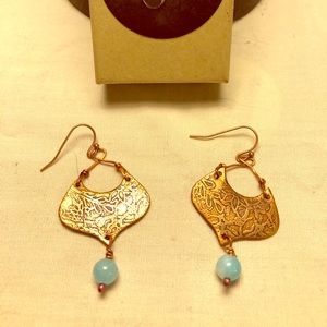Custom etched earrings